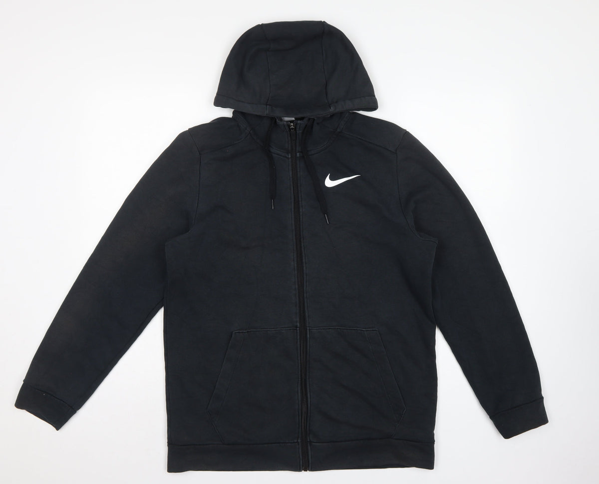 Nike Men’s Black S Dri-FIT Full Zip Hooded Fleece Hoodie