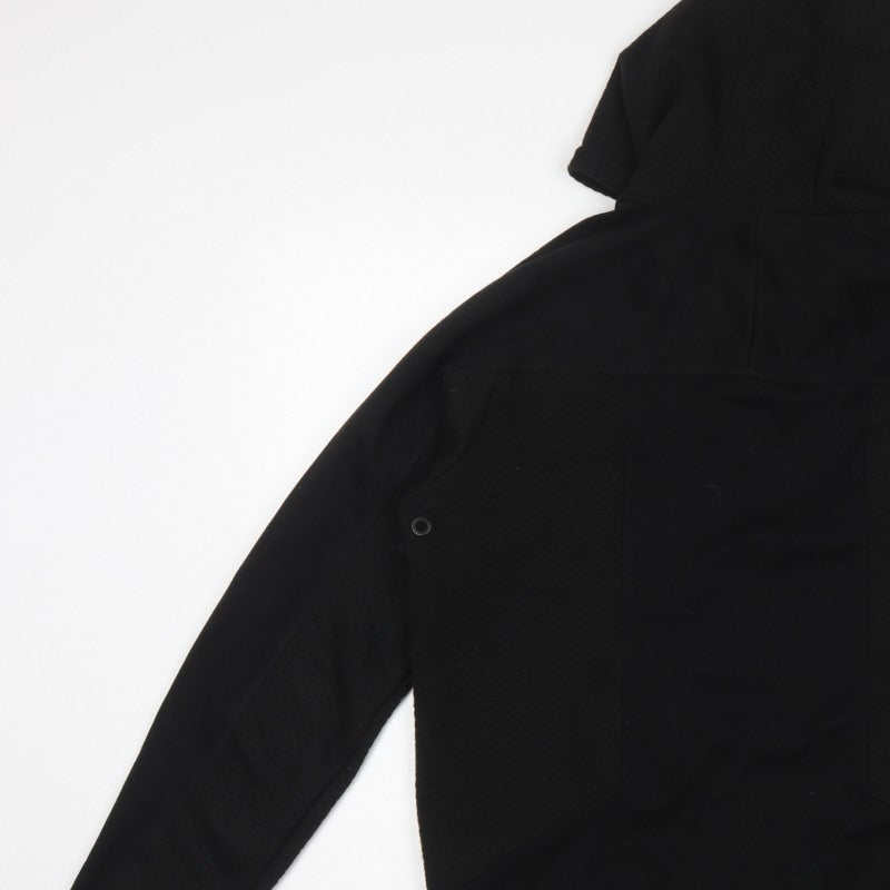 Jack & Jones Men Black M Pullover Hoodie Core Performance Pockets