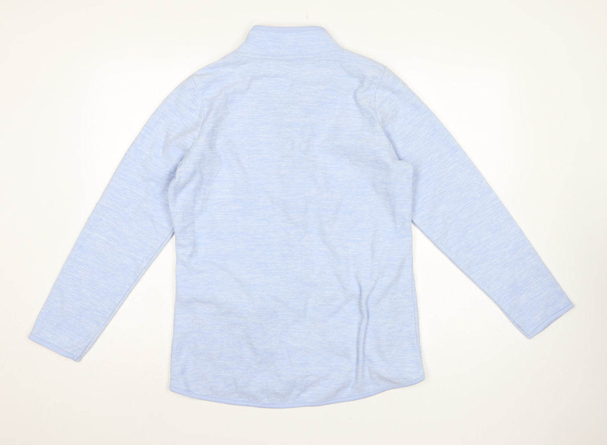 Bonmarché Women’s Blue Size 12 Basic Full Zip Fleece Jacket