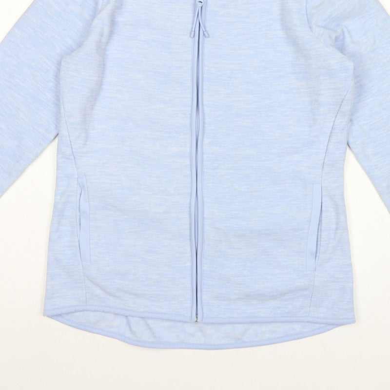 Bonmarché Women’s Blue Size 12 Basic Full Zip Fleece Jacket