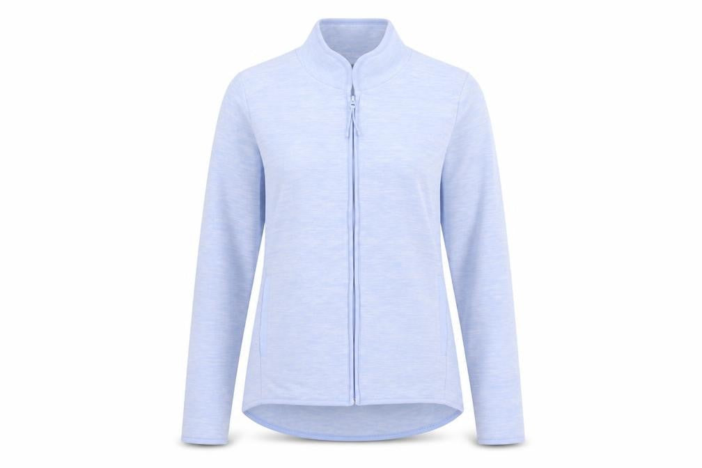 Bonmarché Women’s Blue Size 12 Basic Full Zip Fleece Jacket