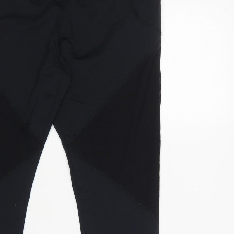 Varley Women Black L Leggings Stretch Activewear Gym Yoga Pockets