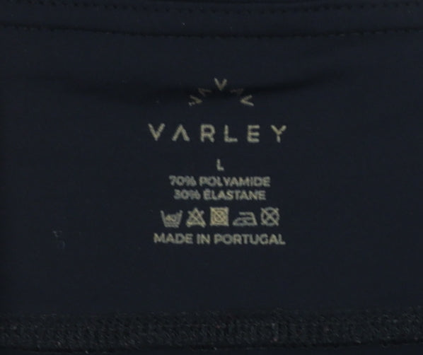 Varley Women Black L Leggings Stretch Activewear Gym Yoga Pockets