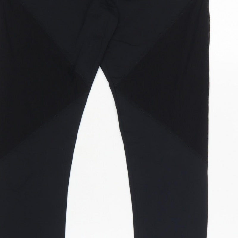Varley Women Black L Leggings Stretch Activewear Gym Yoga Pockets