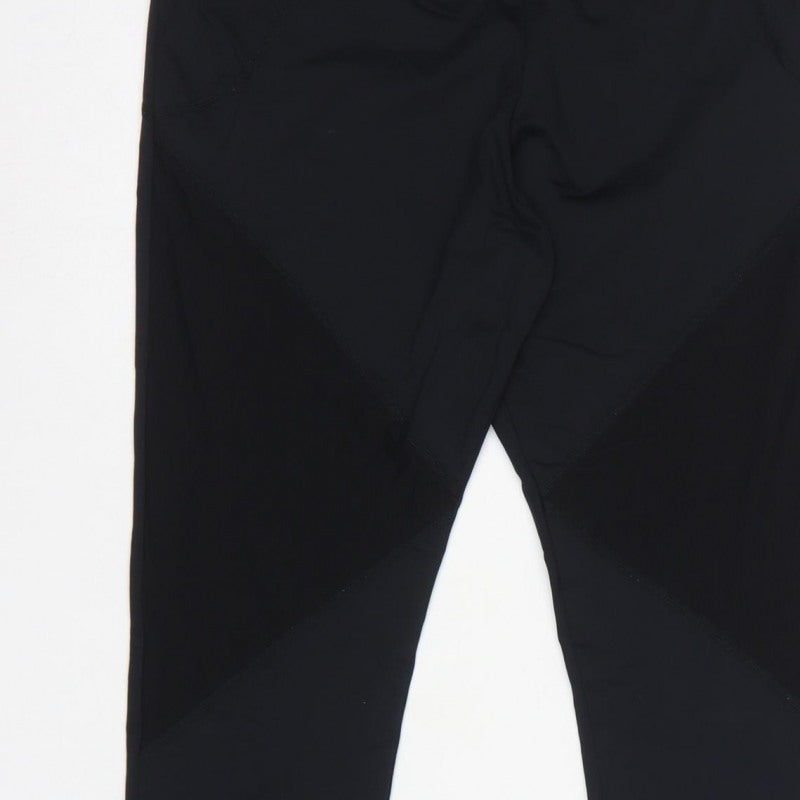 Varley Women Black L Leggings Stretch Activewear Gym Yoga Pockets