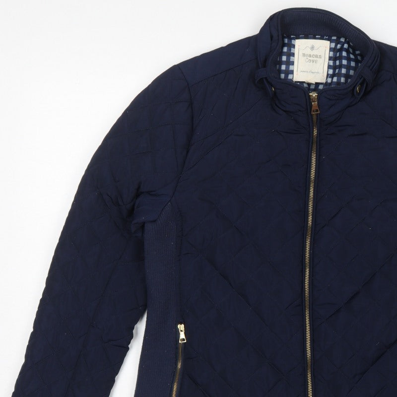 Beacan Cove Women’s Blue M Quilted Padded Zip Jacket