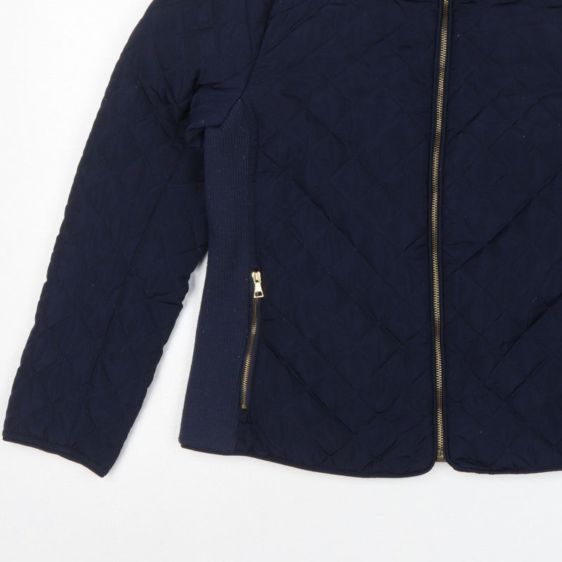 Beacan Cove Women’s Blue M Quilted Padded Zip Jacket
