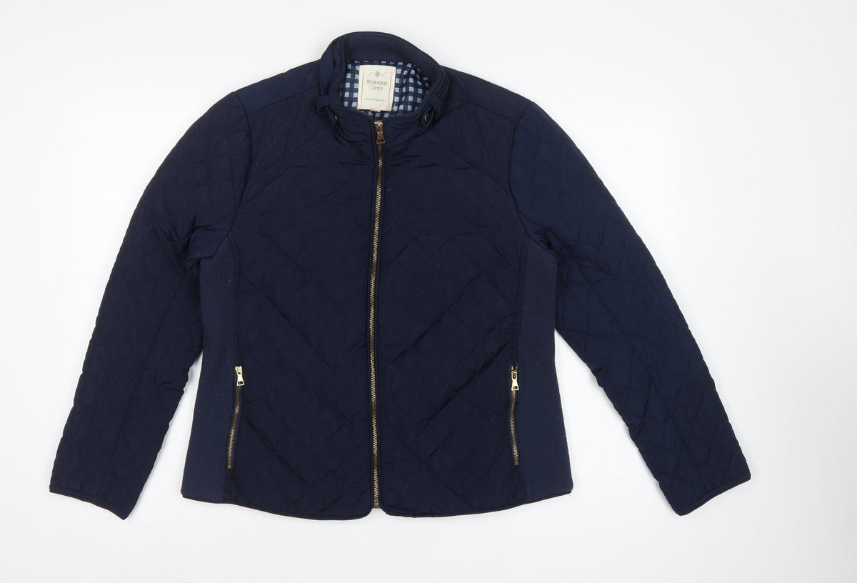 Beacan Cove Women’s Blue M Quilted Padded Zip Jacket