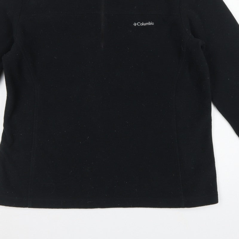 Columbia Men's Black XL 1/4 Zip Fleece Pullover Sweatshirt
