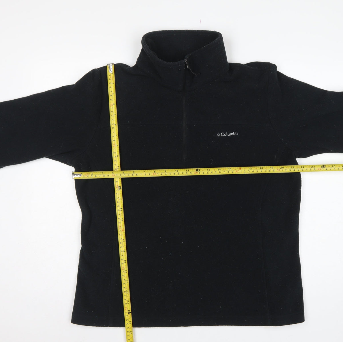 Columbia Men's Black XL 1/4 Zip Fleece Pullover Sweatshirt