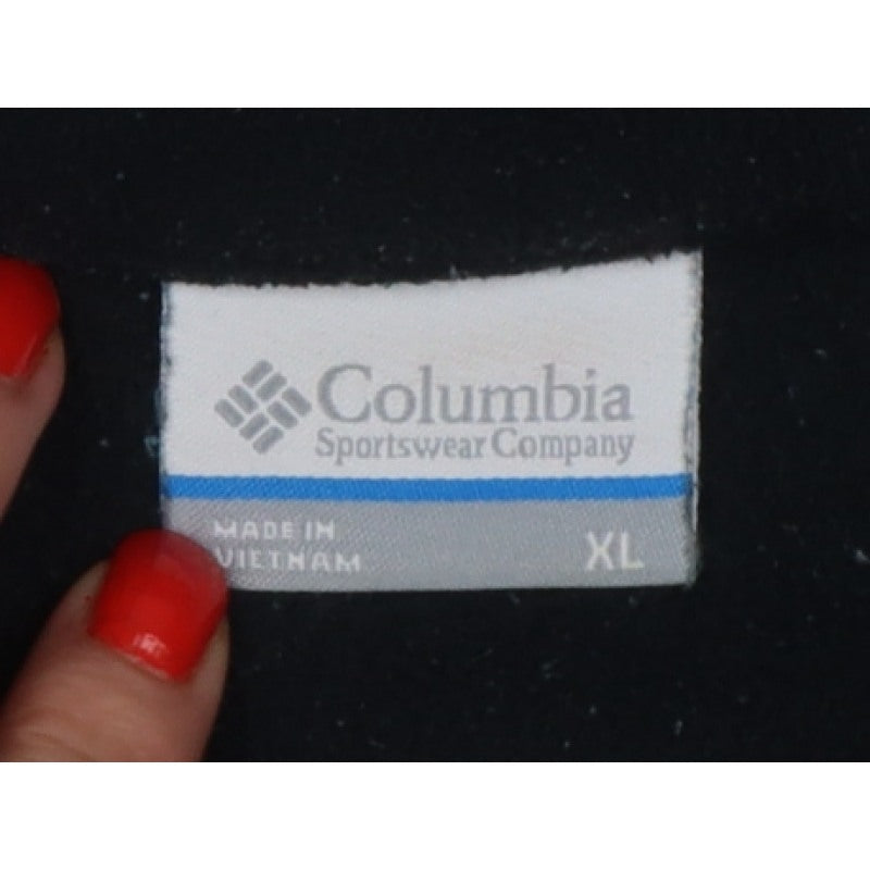 Columbia Men's Black XL 1/4 Zip Fleece Pullover Sweatshirt