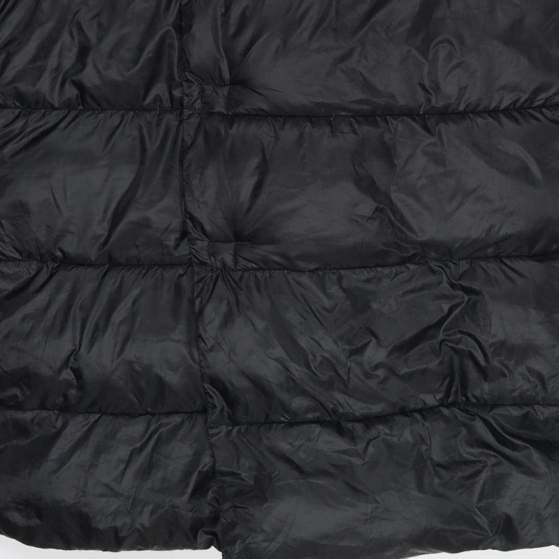 By Very Women’s Black Size 8 Long Hooded Quilted Puffer Gilet