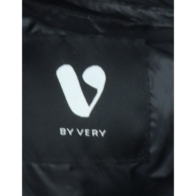 By Very Women’s Black Size 8 Long Hooded Quilted Puffer Gilet