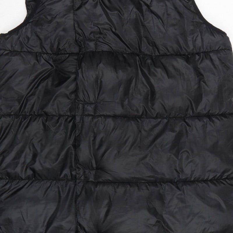 By Very Women’s Black Size 8 Long Hooded Quilted Puffer Gilet