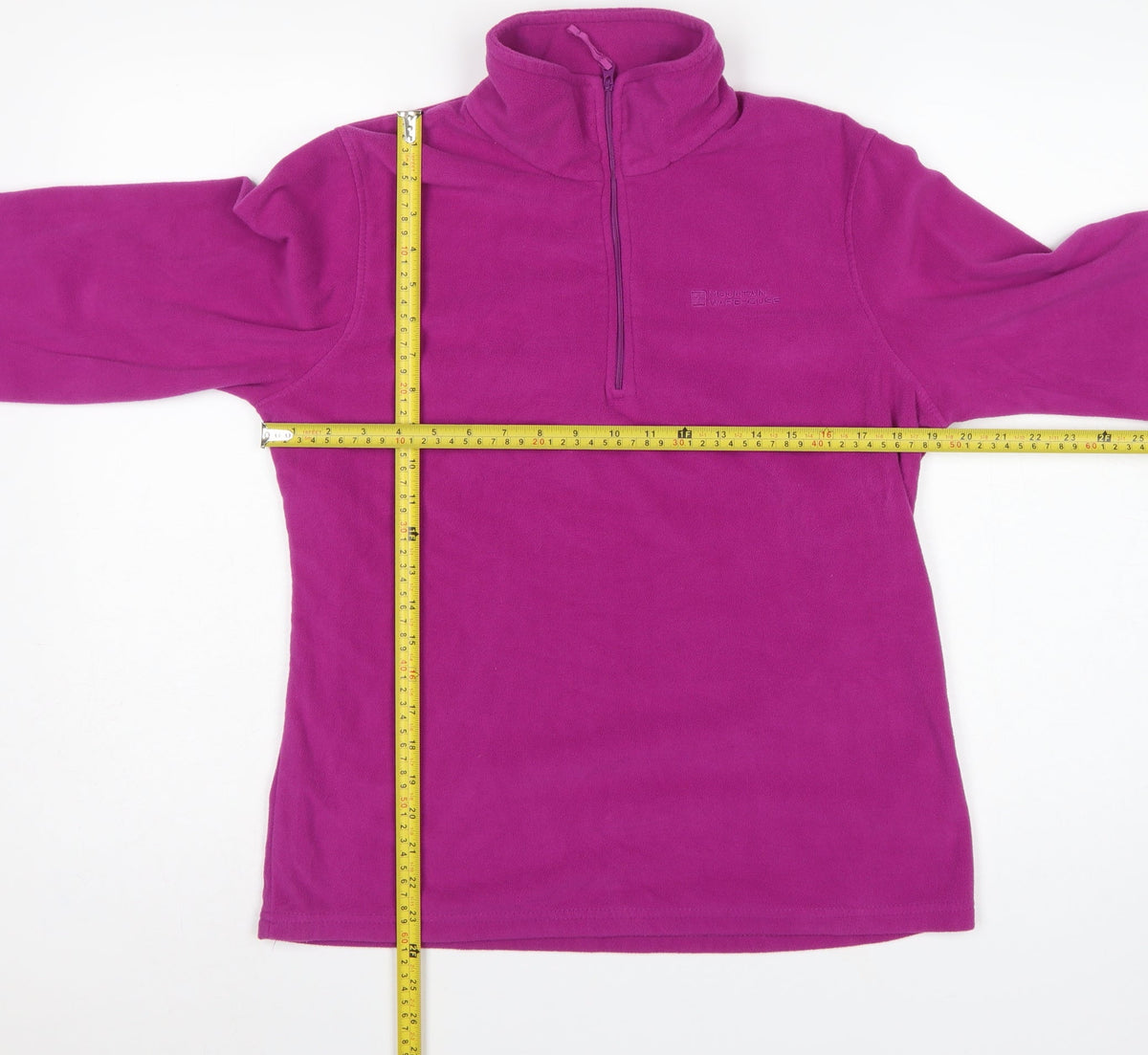 Mountain Warehouse Women Purple L 1/4 Zip Fleece Sweatshirt