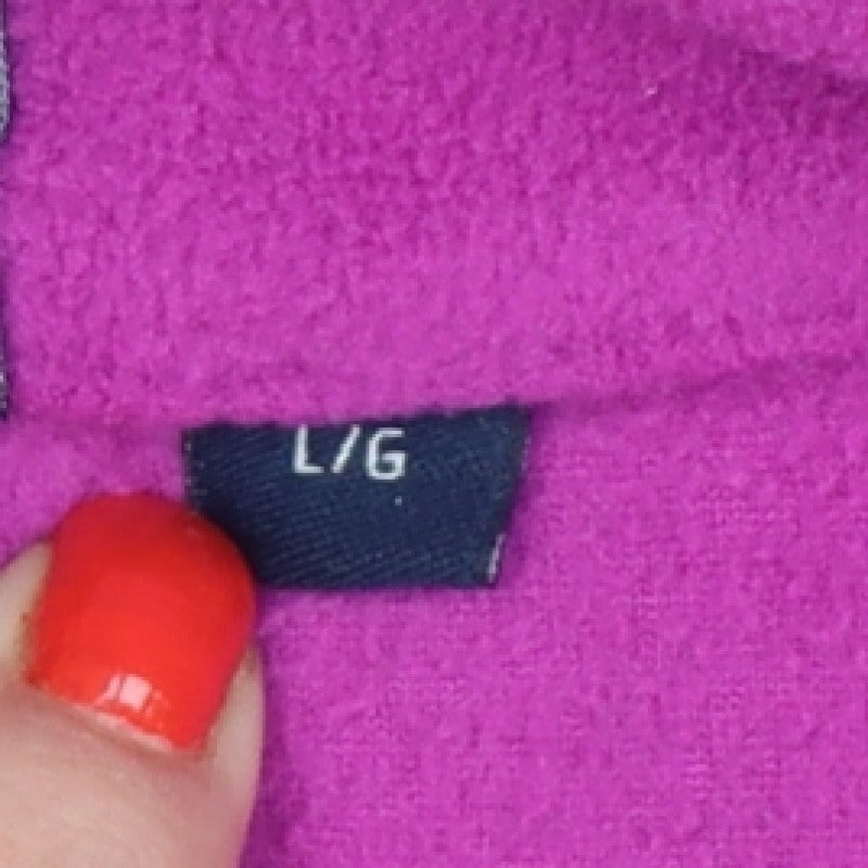 Mountain Warehouse Women Purple L 1/4 Zip Fleece Sweatshirt