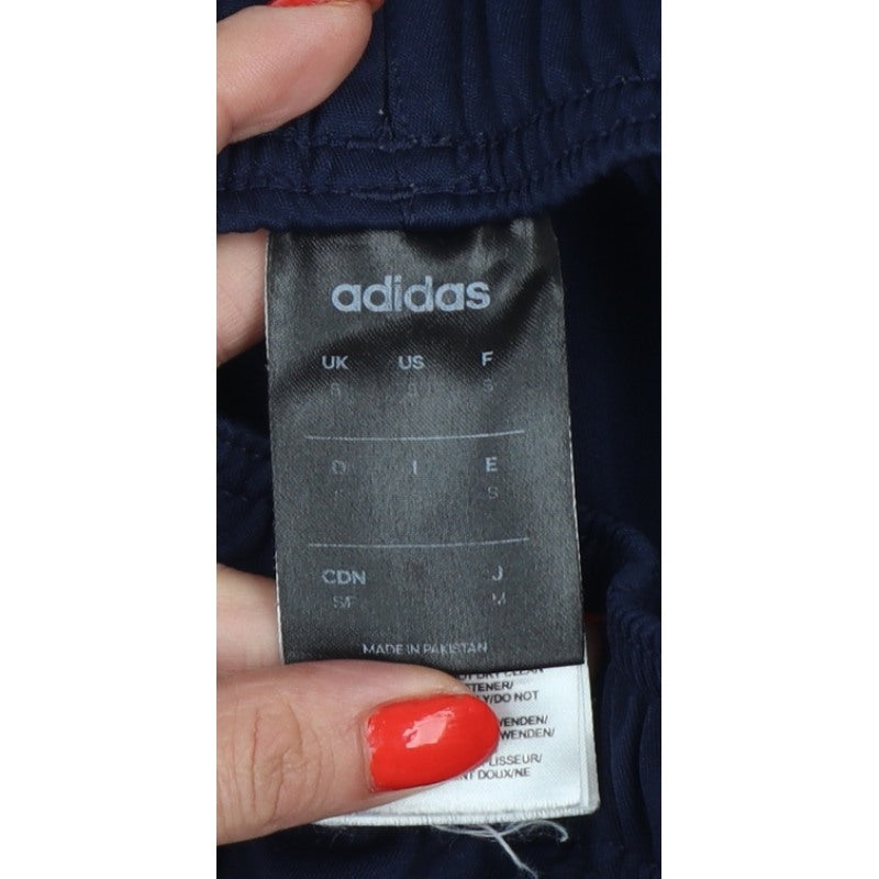 Adidas Men’s Blue S Athletic Striped Football Training Shorts