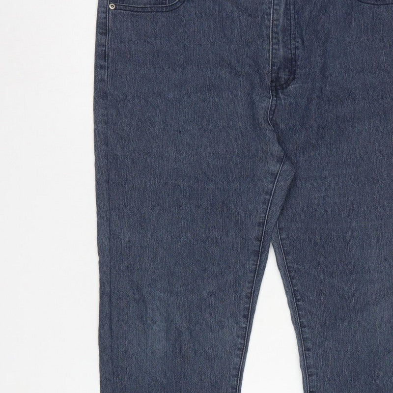 Sunbird Women's Blue Size 37 Straight 100% Cotton Denim Jeans