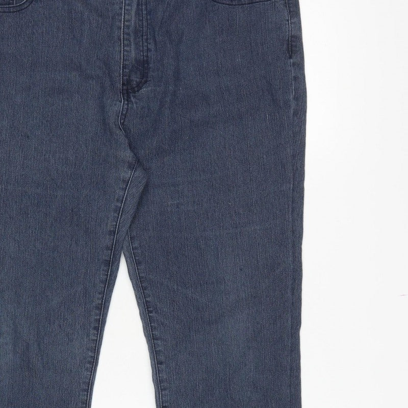 Sunbird Women's Blue Size 37 Straight 100% Cotton Denim Jeans