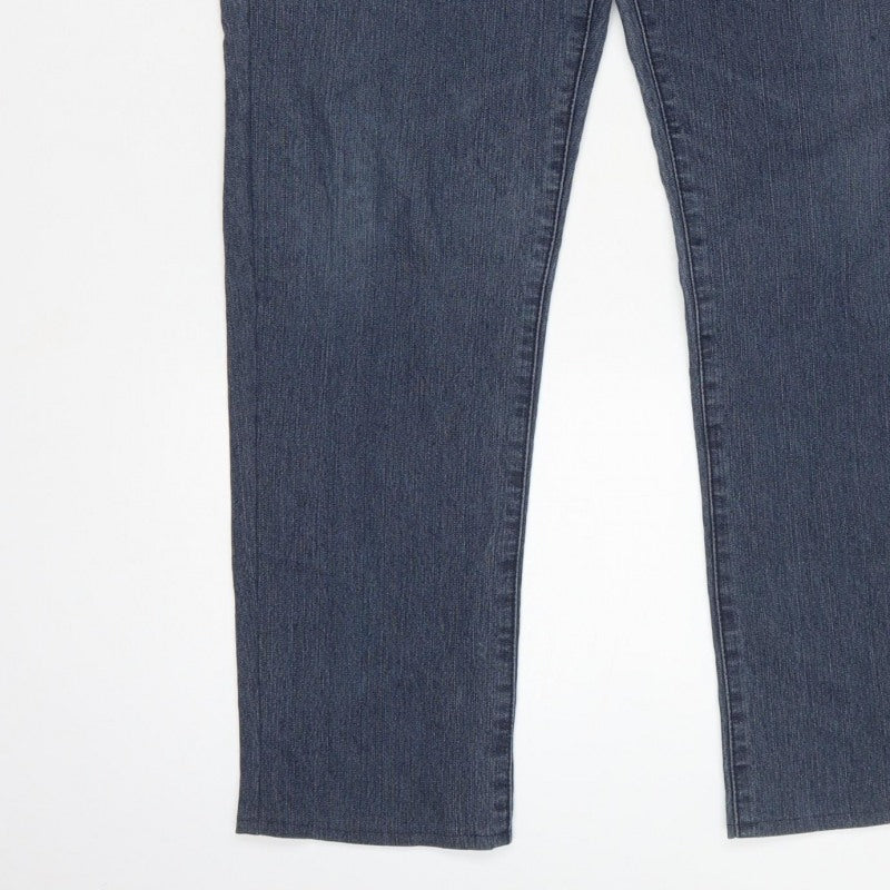 Sunbird Women's Blue Size 37 Straight 100% Cotton Denim Jeans