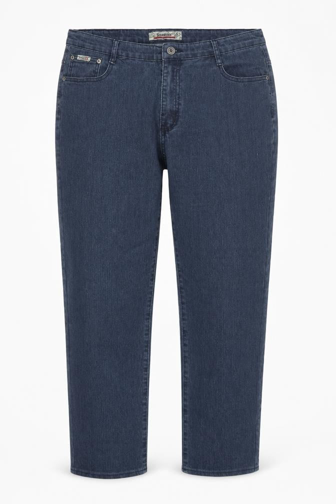 Sunbird Women's Blue Size 37 Straight 100% Cotton Denim Jeans