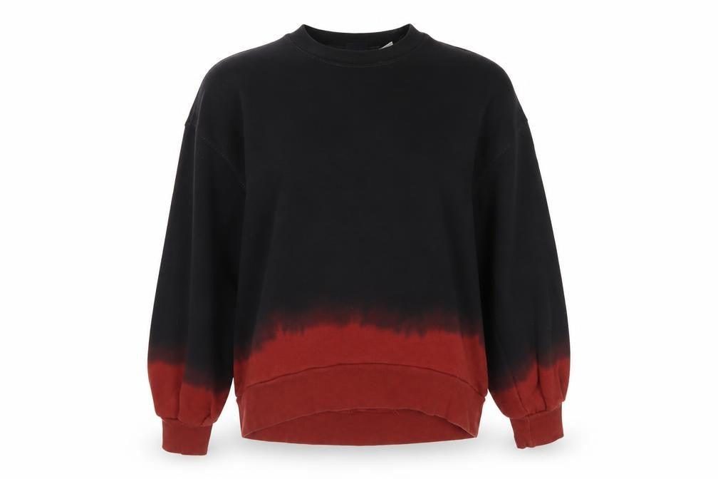 Levi's Women Multicoloured XS Dip Dye Pullover Cotton Sweatshirt