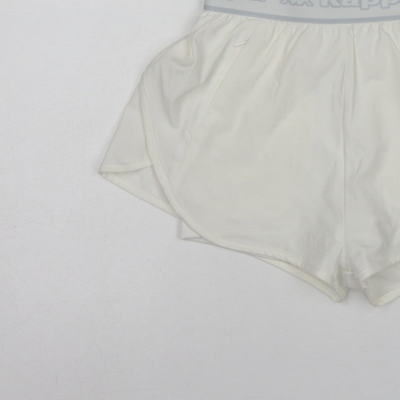 Kappa x Primark Women’s White XS Athletic Running Gym Shorts