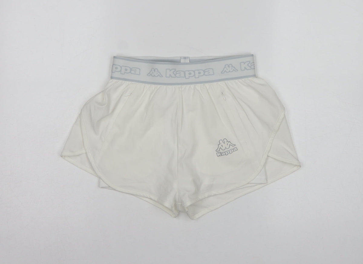 Kappa x Primark Women’s White XS Athletic Running Gym Shorts
