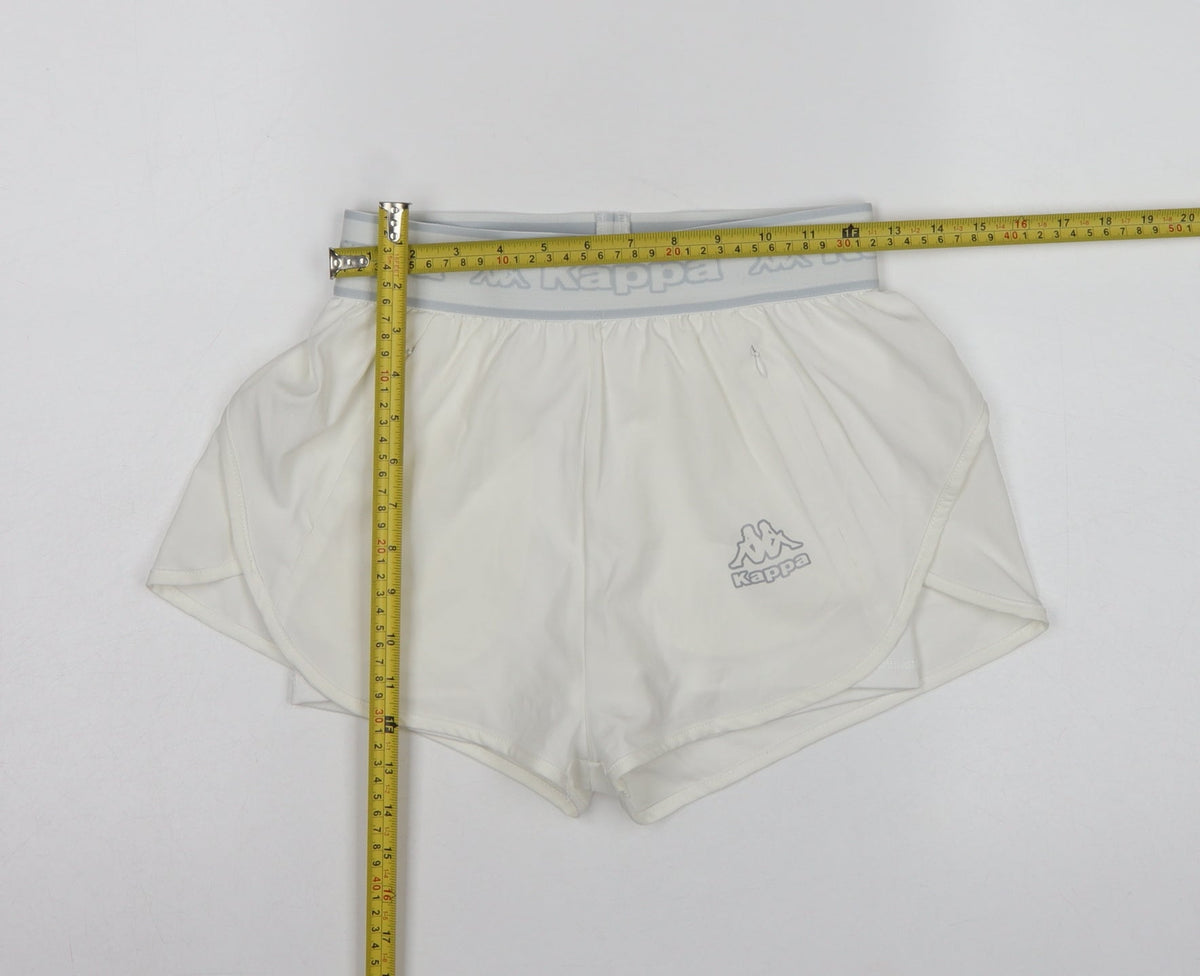 Kappa x Primark Women’s White XS Athletic Running Gym Shorts