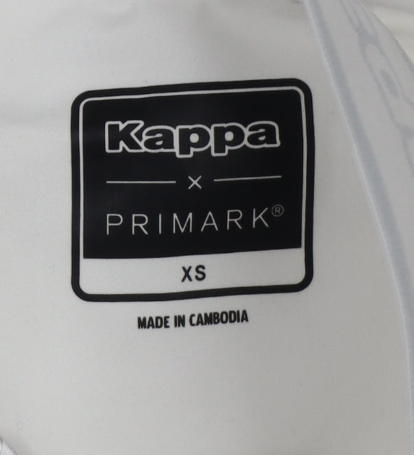 Kappa x Primark Women’s White XS Athletic Running Gym Shorts