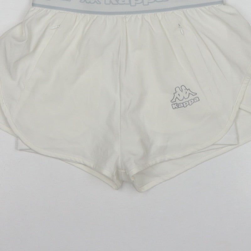 Kappa x Primark Women’s White XS Athletic Running Gym Shorts