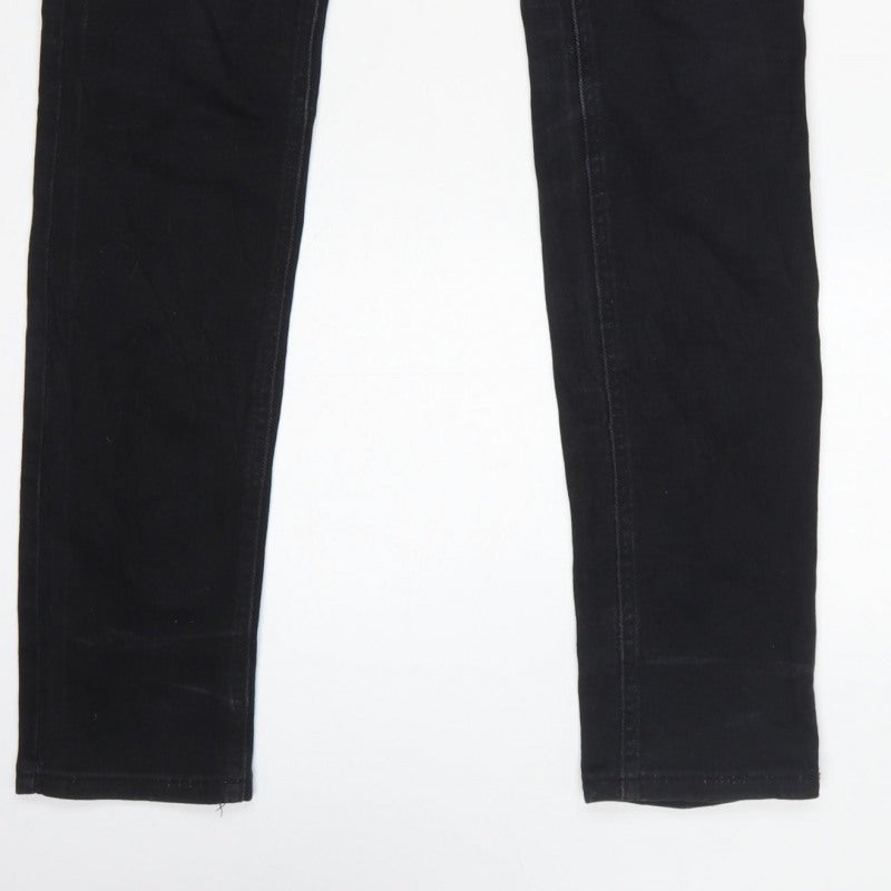 SEYOO Women’s Black UK 8 High Rise Skinny Stretch Jeans