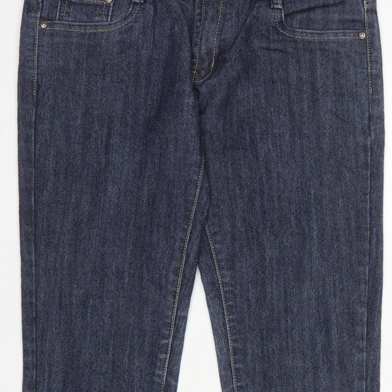 Poetry Women’s Blue Skinny Stretch Jeans UK 14 Dark Wash