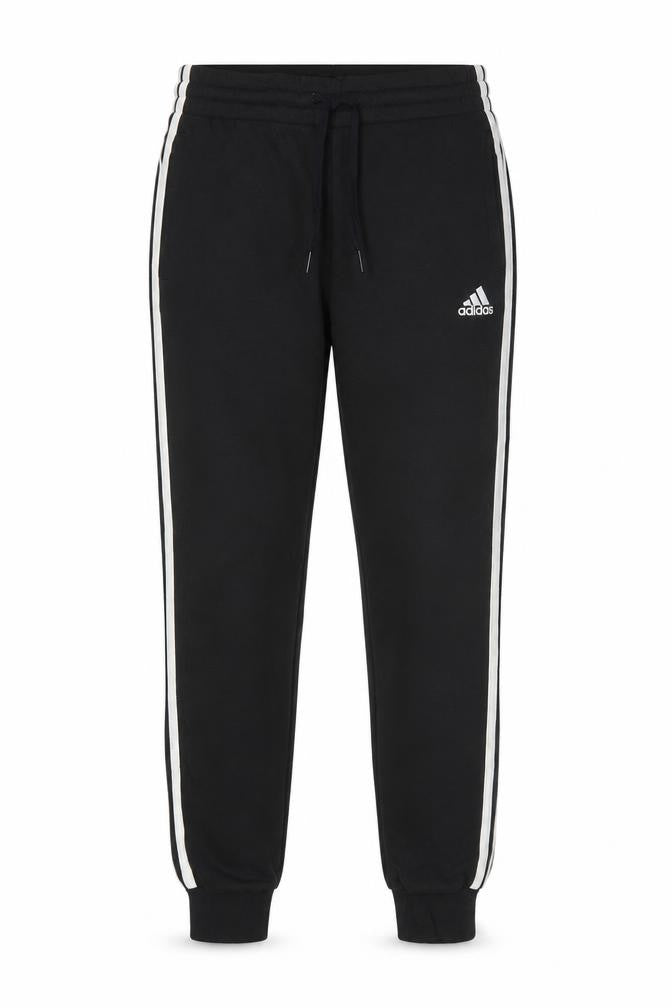 adidas Women’s Black Stripe Jogger Trousers UK 8 Cotton Blend
