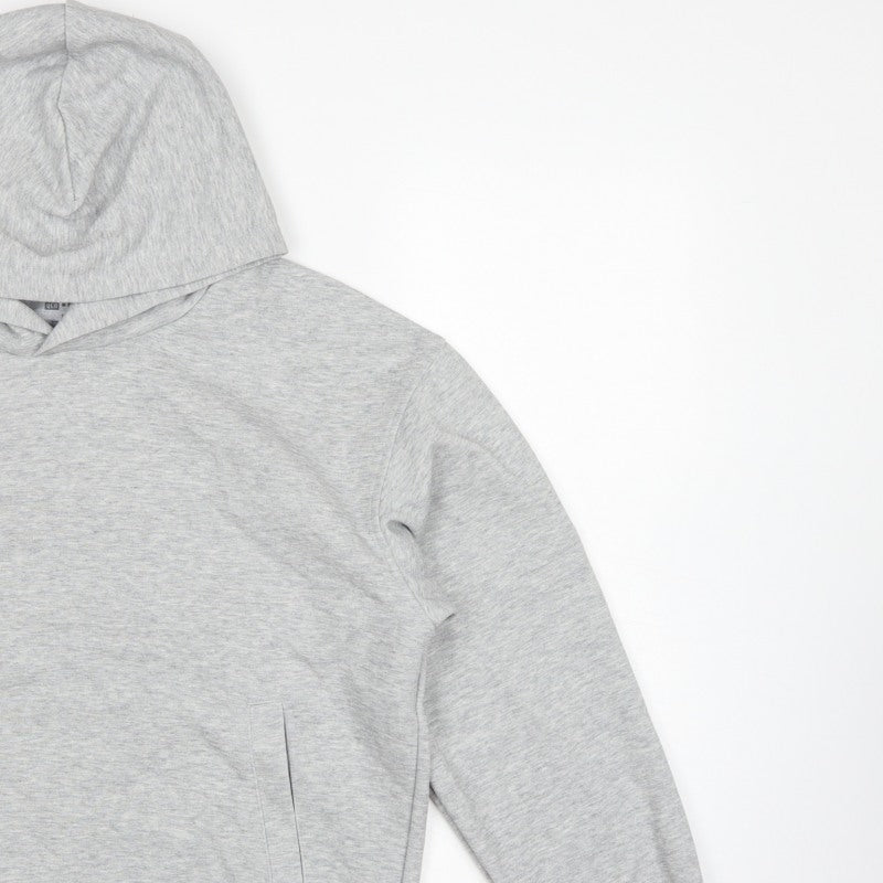 Uniqlo C Women’s Grey Size S Pullover Hoodie Cotton Blend Pockets