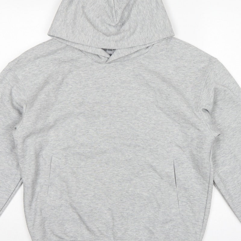 Uniqlo C Women’s Grey Size S Pullover Hoodie Cotton Blend Pockets