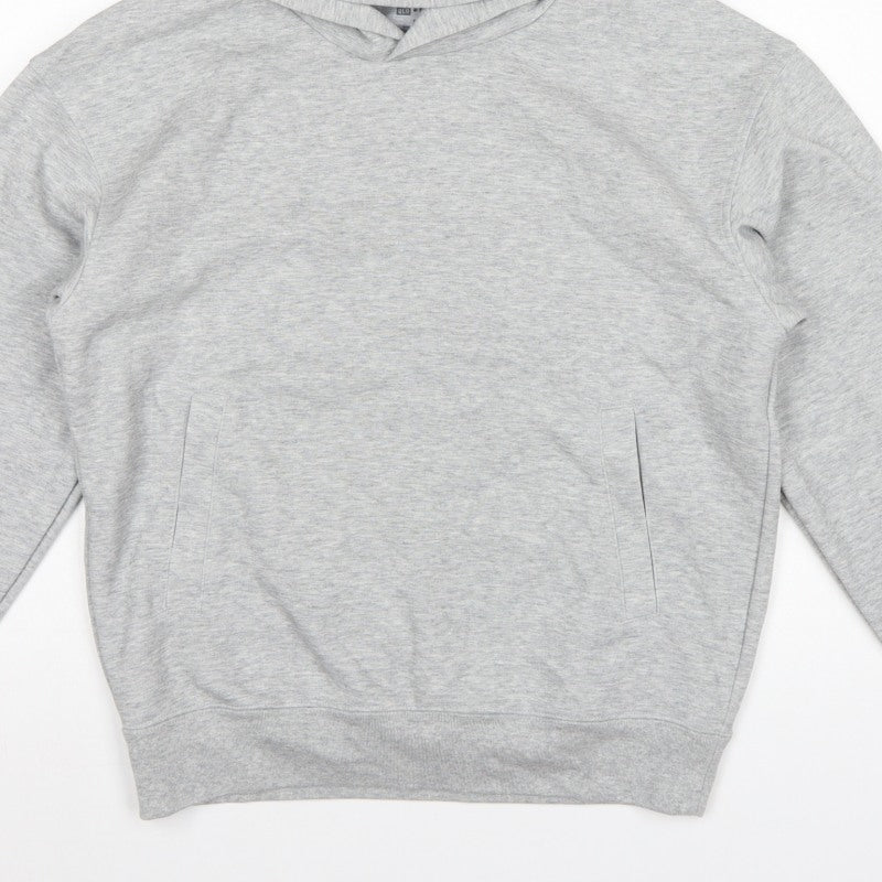 Uniqlo C Women’s Grey Size S Pullover Hoodie Cotton Blend Pockets
