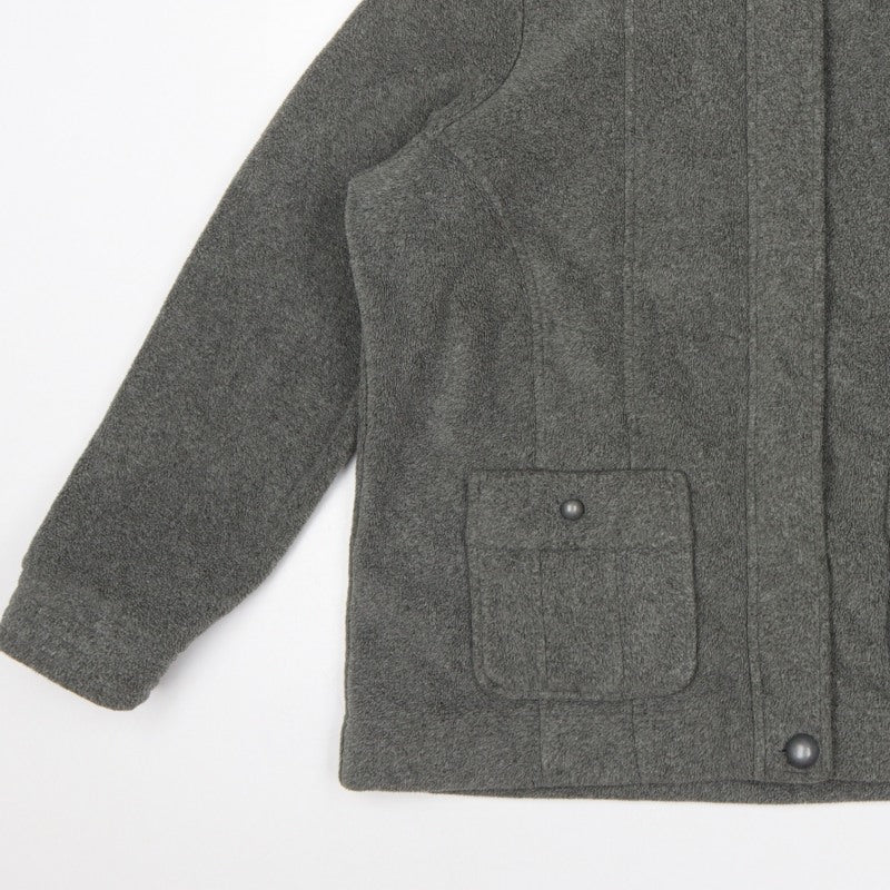 Marks and Spencer Women’s Grey Size 16 Fleece Button Jacket