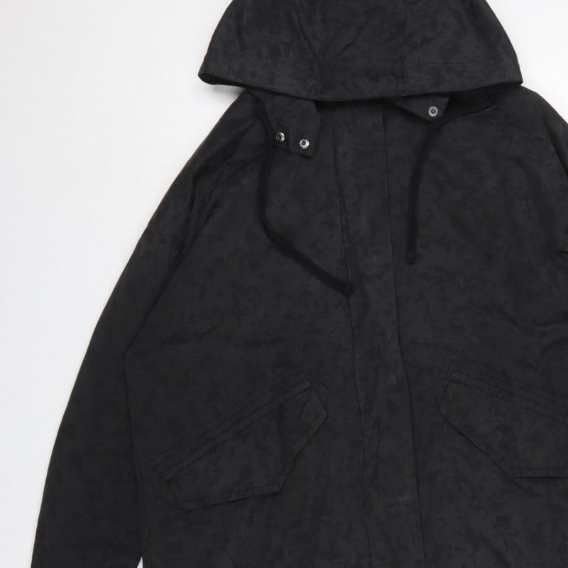 Kin by John Lewis Women’s Black UK 8 Hooded Long Parka Coat