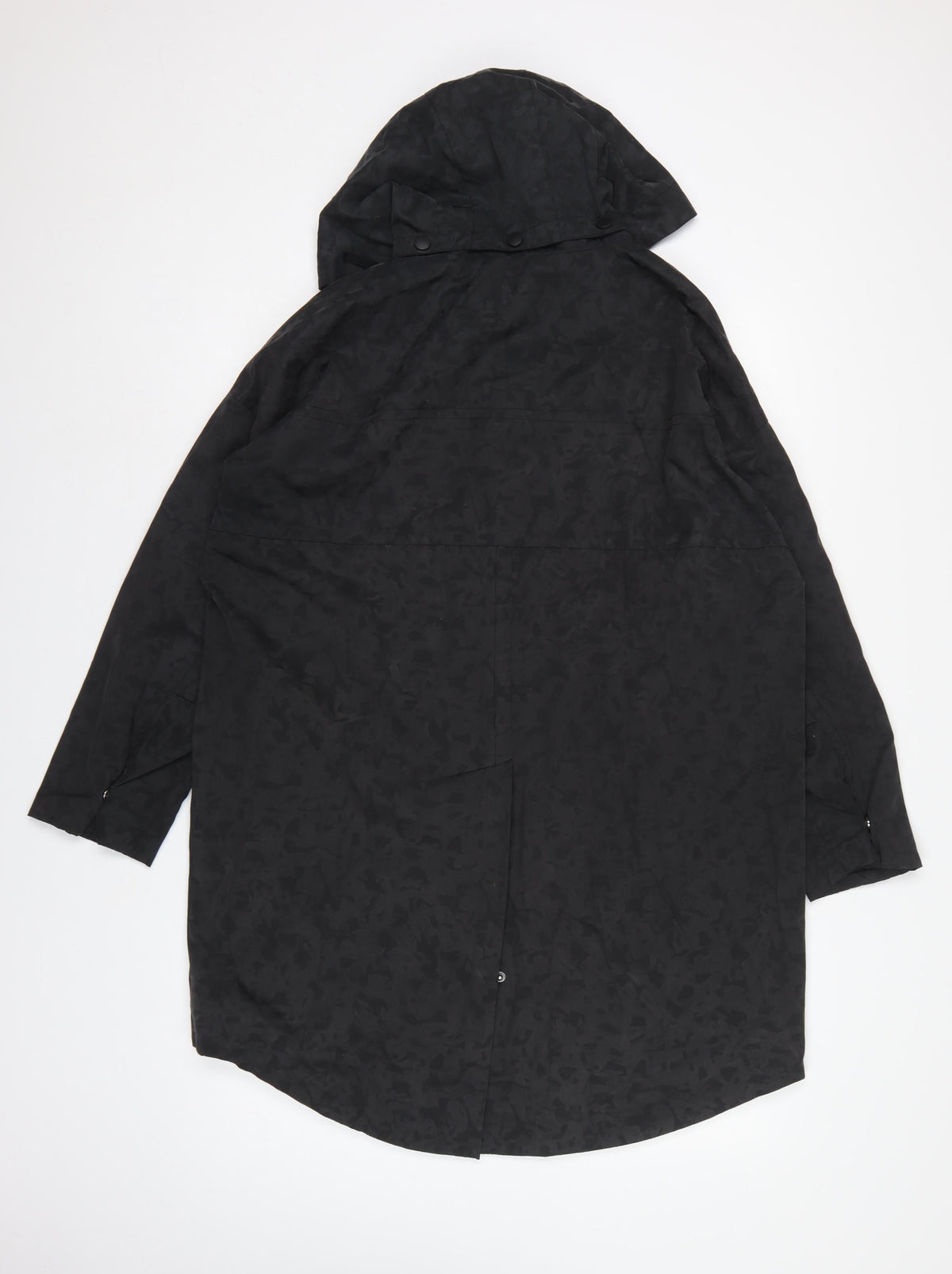 Kin by John Lewis Women’s Black UK 8 Hooded Long Parka Coat