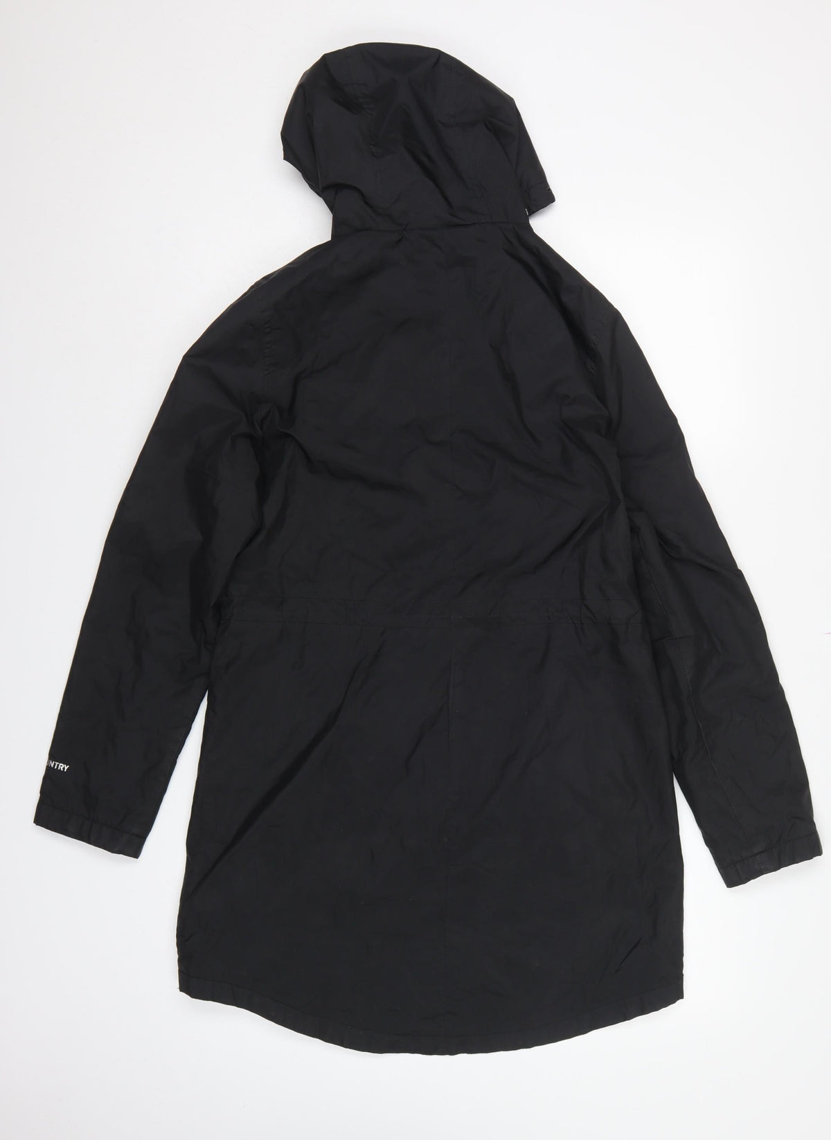 Free Country Women’s Black S Hooded Long Parka Coat Fleece Lined