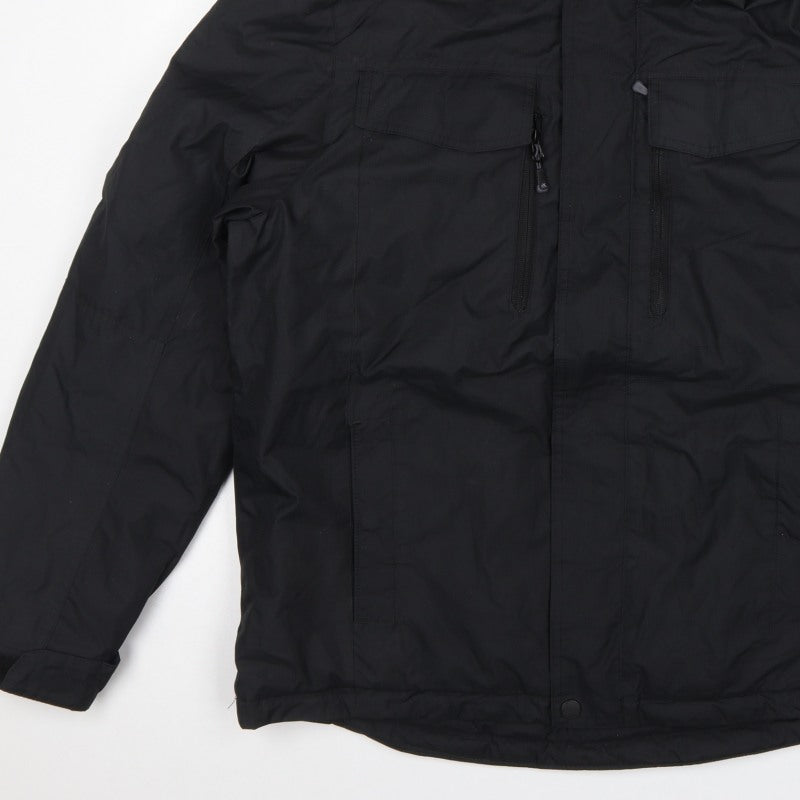 Zeroxposur Men's Black L Hooded Insulated Parka Jacket