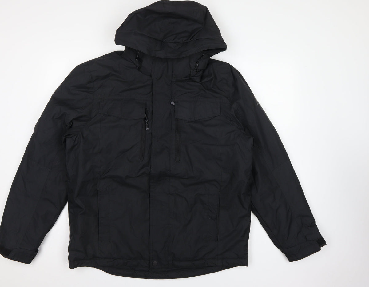 Zeroxposur Men's Black L Hooded Insulated Parka Jacket