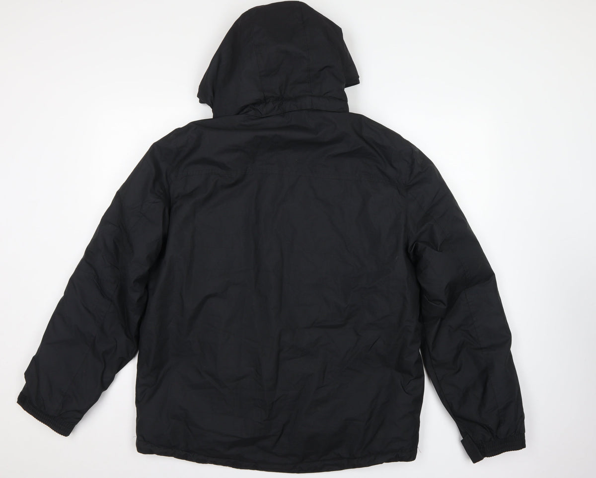 Zeroxposur Men's Black L Hooded Insulated Parka Jacket