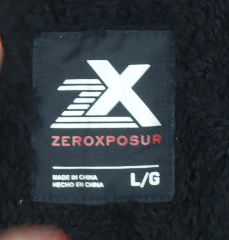 Zeroxposur Men's Black L Hooded Insulated Parka Jacket