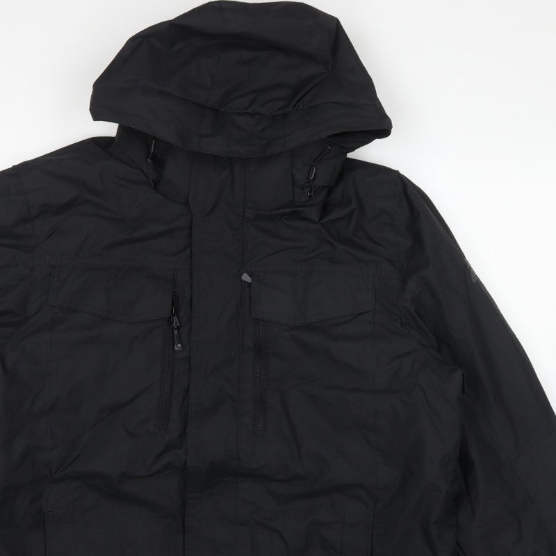 Zeroxposur Men's Black L Hooded Insulated Parka Jacket
