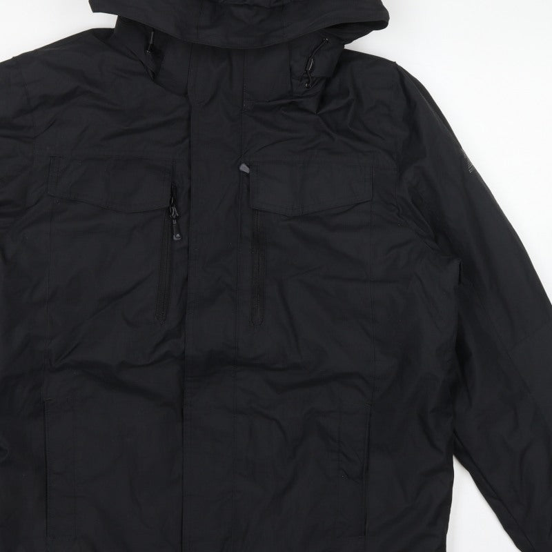 Zeroxposur Men's Black L Hooded Insulated Parka Jacket