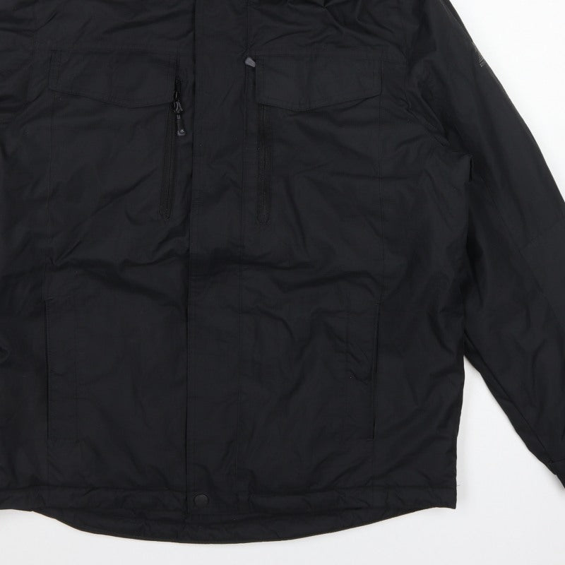 Zeroxposur Men's Black L Hooded Insulated Parka Jacket