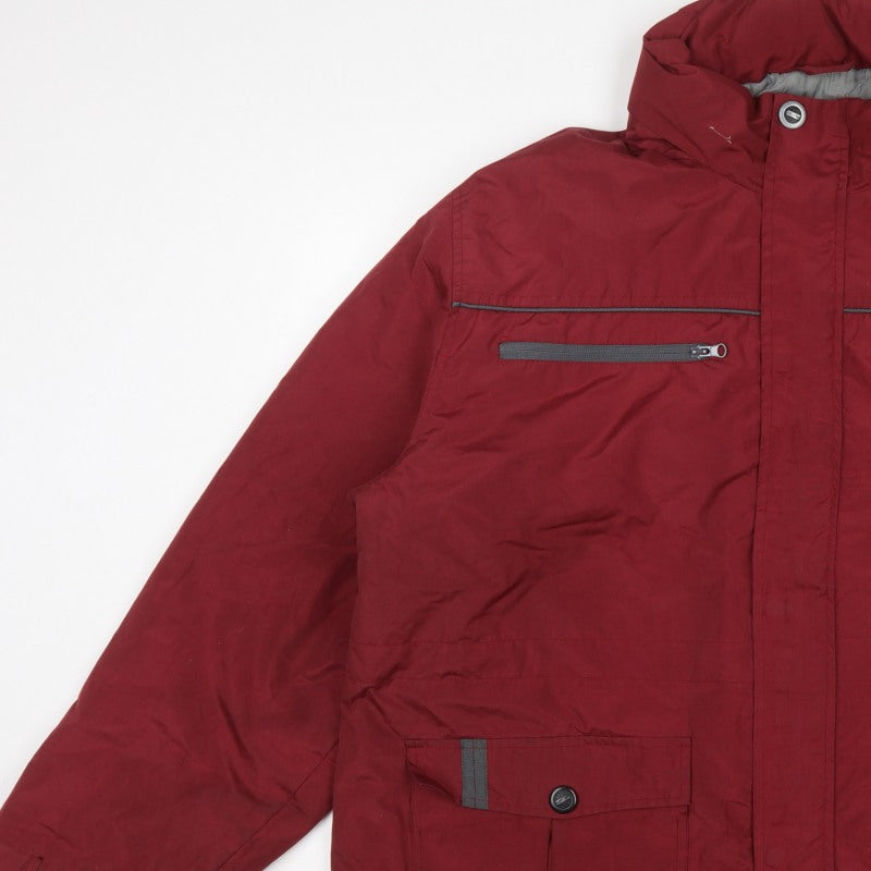 Atlas for Men Men's Red 3XL Hooded Padded Parka Outdoor Jacket