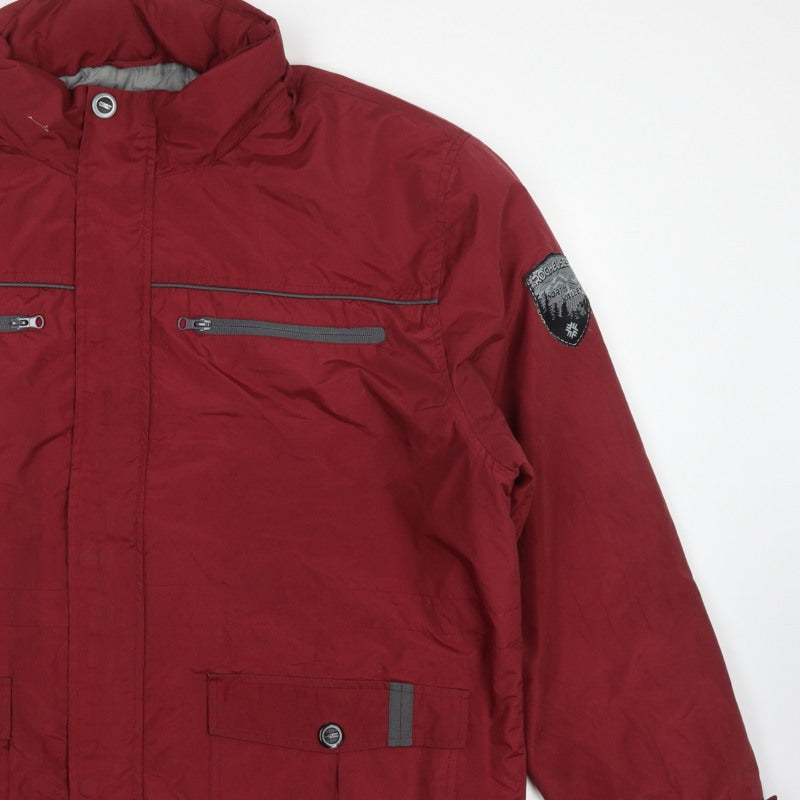 Atlas for Men Men's Red 3XL Hooded Padded Parka Outdoor Jacket